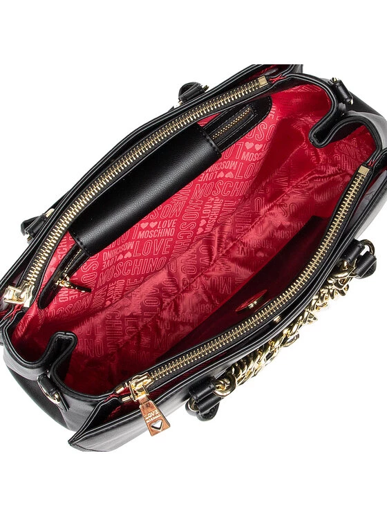 LOVE MOSCHINO Γυναίκες Τσάντες με Χερούλι Τσάντα JC4197PP1FLK0000 Μαύρο Μαύρο 5 LOVE MOSCHINO Γυναίκες Τσάντες με Χερούλι Τσάντα JC4197PP1FLK0000 Μαύρο Μαύρο - Image 5