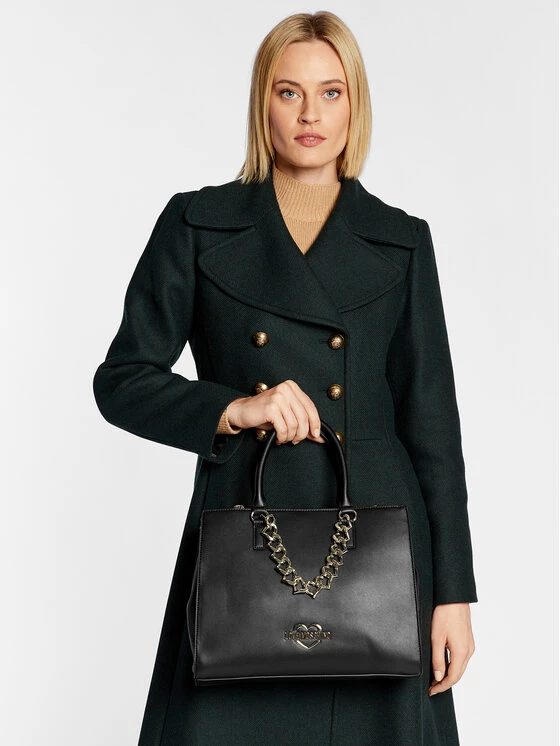 LOVE MOSCHINO Γυναίκες Τσάντες με Χερούλι Τσάντα JC4197PP1FLK0000 Μαύρο Μαύρο 6 LOVE MOSCHINO Γυναίκες Τσάντες με Χερούλι Τσάντα JC4197PP1FLK0000 Μαύρο Μαύρο - Image 6