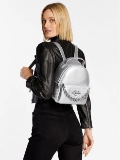 LOVE MOSCHINO Γυναίκες Σακίδια Πλάτης Σακίδιο JC4194PP1FLK0902 Ασημί Ασημί -LOVE MOSCHINO Κατάστημα unnamed file 2757