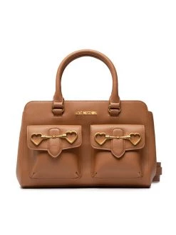 LOVE MOSCHINO Γυναίκες Τσάντες με Χερούλι Τσάντα JC4073PP1FLC0201 Καφέ Καφέ