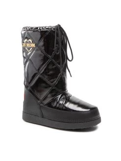 LOVE MOSCHINO Γυναίκες Μπότες Χιονιού JA24392G1FISW000 Μαύρο Μαύρο