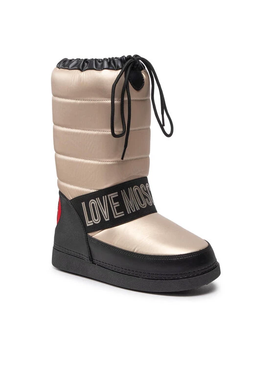 LOVE MOSCHINO Γυναίκες Μπότες Χιονιού JA24382G1FISV900 Χρυσό Χρυσό 1 LOVE MOSCHINO Γυναίκες Μπότες Χιονιού JA24382G1FISV900 Χρυσό Χρυσό