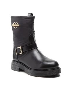 LOVE MOSCHINO Γυναίκες Biker Μποτάκια Μποτάκια JA24334G1FIA900A Μαύρο Μαύρο