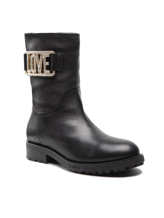 LOVE MOSCHINO Γυναίκες Biker Μποτάκια Μποτάκια JA24234G1FIA0000 Μαύρο Μαύρο 1 LOVE MOSCHINO Γυναίκες Biker Μποτάκια Μποτάκια JA24234G1FIA0000 Μαύρο Μαύρο