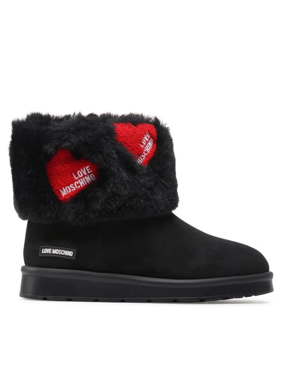 LOVE MOSCHINO Γυναίκες Biker Μποτάκια Μποτάκια JA24173H1FJZE000 Μαύρο Μαύρο 2 LOVE MOSCHINO Γυναίκες Biker Μποτάκια Μποτάκια JA24173H1FJZE000 Μαύρο Μαύρο - Image 2