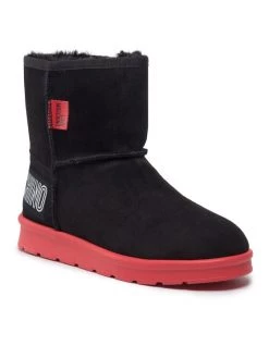 LOVE MOSCHINO Γυναίκες Biker Μποτάκια Παπούτσια JA24123H1FJZB00A Μαύρο Μαύρο