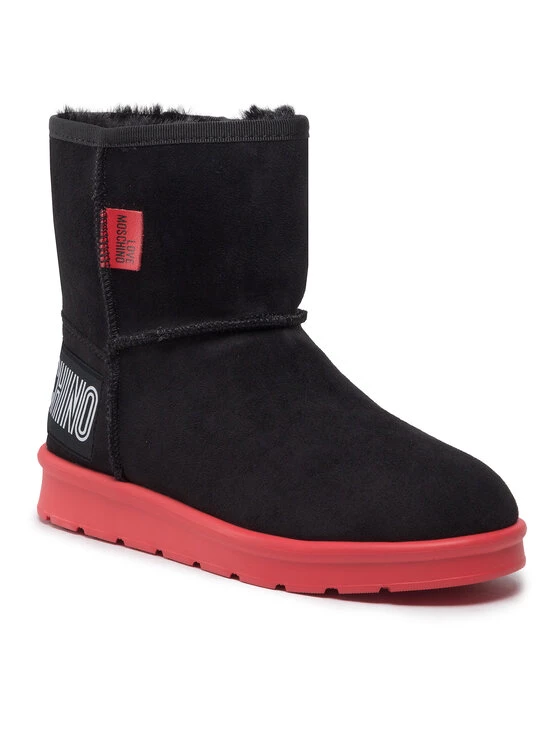 LOVE MOSCHINO Γυναίκες Biker Μποτάκια Παπούτσια JA24123H1FJZB00A Μαύρο Μαύρο 1 LOVE MOSCHINO Γυναίκες Biker Μποτάκια Παπούτσια JA24123H1FJZB00A Μαύρο Μαύρο