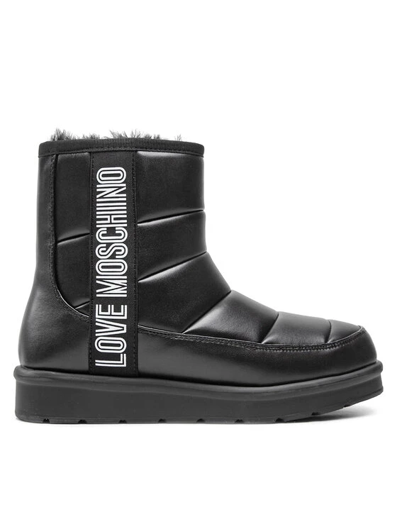 LOVE MOSCHINO Γυναίκες Biker Μποτάκια Μποτάκια JA24103H1FJZF000 Μαύρο Μαύρο 2 LOVE MOSCHINO Γυναίκες Biker Μποτάκια Μποτάκια JA24103H1FJZF000 Μαύρο Μαύρο - Image 2
