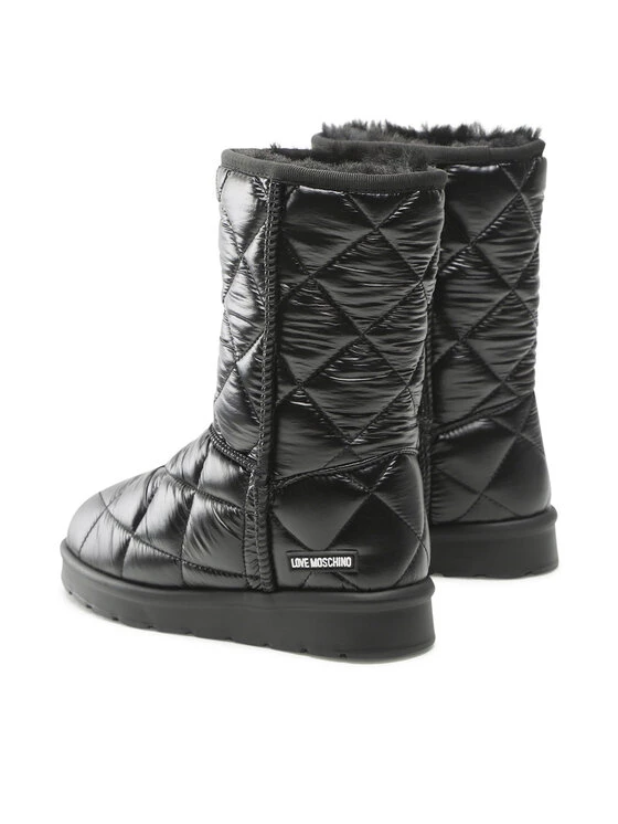 LOVE MOSCHINO Γυναίκες Μπότες Χιονιού JA24083H1FJZH00B Μαύρο Μαύρο 3 LOVE MOSCHINO Γυναίκες Μπότες Χιονιού JA24083H1FJZH00B Μαύρο Μαύρο - Image 3