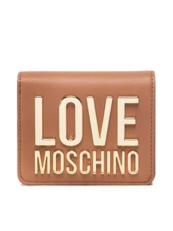LOVE MOSCHINO Γυναίκες Πορτοφόλια Μικρό Πορτοφόλι Γυναικείο JC5612PP1FLJ020A Καφέ Καφέ