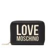LOVE MOSCHINO Γυναίκες Πορτοφόλια Μεγάλο Πορτοφόλι Γυναικείο JC5613PP1FLJ000A Μαύρο Μαύρο