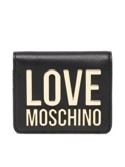 LOVE MOSCHINO Γυναίκες Πορτοφόλια Μικρό Πορτοφόλι Γυναικείο JC5612PP1FLJ000A Μαύρο Μαύρο
