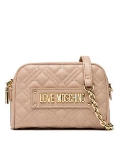 LOVE MOSCHINO Γυναίκες Τσάντες Χιαστί Τσάντα JC4016PP1FLA0107 Μπεζ Μπεζ
