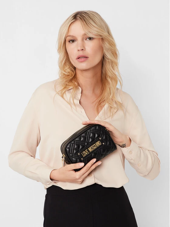 LOVE MOSCHINO Γυναίκες Τσάντες Χιαστί Τσάντα JC4016PP1FLA0000 Μαύρο Μαύρο 6 LOVE MOSCHINO Γυναίκες Τσάντες Χιαστί Τσάντα JC4016PP1FLA0000 Μαύρο Μαύρο - Image 6