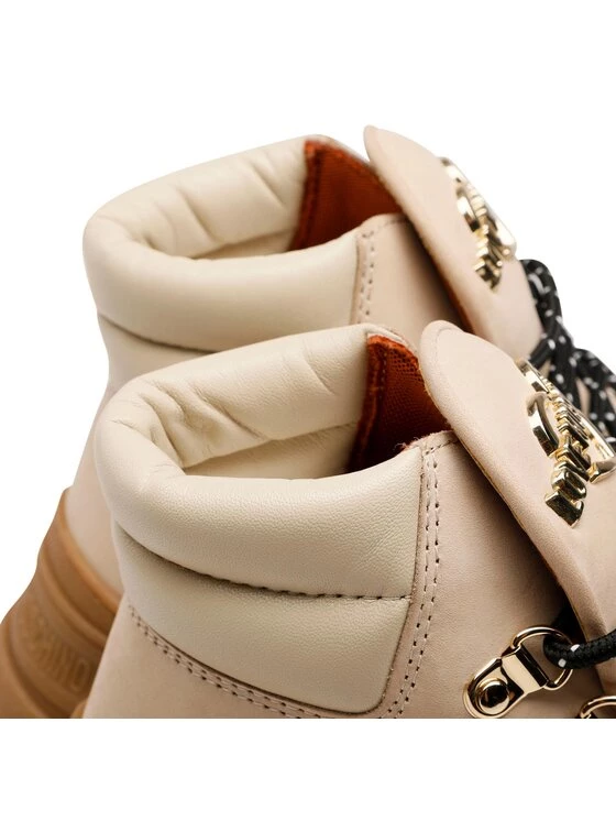 LOVE MOSCHINO Γυναίκες Μποτάκια JA15884G0FIP0104 Μπεζ Μπεζ 5 LOVE MOSCHINO Γυναίκες Μποτάκια JA15884G0FIP0104 Μπεζ Μπεζ - Image 5