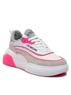 LOVE MOSCHINO Γυναίκες Κοντά Αθλητικά Αθλητικά JA15845G0FJH710A Λευκό Λευκό