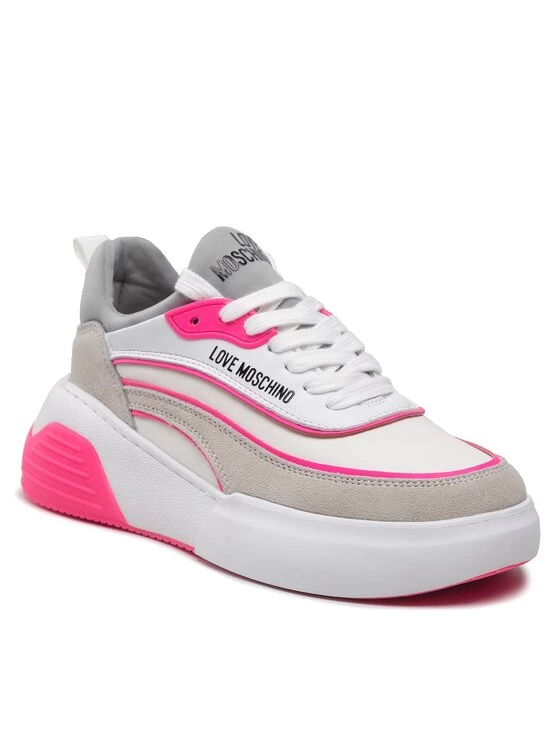 LOVE MOSCHINO Γυναίκες Κοντά Αθλητικά Αθλητικά JA15845G0FJH710A Λευκό Λευκό 1 LOVE MOSCHINO Γυναίκες Κοντά Αθλητικά Αθλητικά JA15845G0FJH710A Λευκό Λευκό