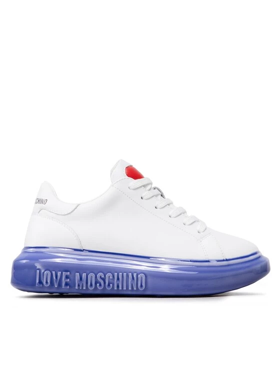 LOVE MOSCHINO Γυναίκες Κοντά Αθλητικά Αθλητικά JA15174G0FIAY10D Λευκό Λευκό 2 LOVE MOSCHINO Γυναίκες Κοντά Αθλητικά Αθλητικά JA15174G0FIAY10D Λευκό Λευκό - Image 2