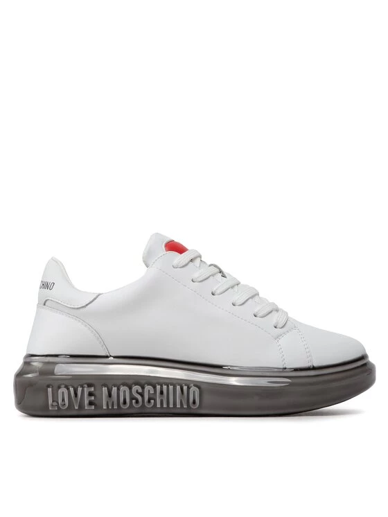 LOVE MOSCHINO Γυναίκες Κοντά Αθλητικά Αθλητικά JA15174G0FIAY10A Λευκό Λευκό 2 LOVE MOSCHINO Γυναίκες Κοντά Αθλητικά Αθλητικά JA15174G0FIAY10A Λευκό Λευκό - Image 2