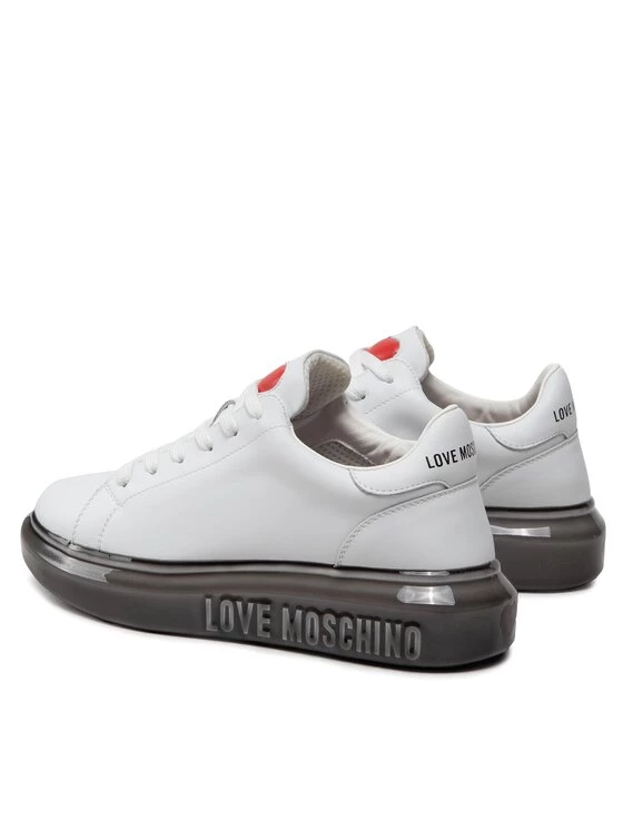 LOVE MOSCHINO Γυναίκες Κοντά Αθλητικά Αθλητικά JA15174G0FIAY10A Λευκό Λευκό 3 LOVE MOSCHINO Γυναίκες Κοντά Αθλητικά Αθλητικά JA15174G0FIAY10A Λευκό Λευκό - Image 3