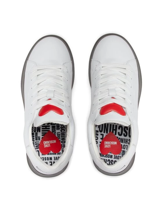 LOVE MOSCHINO Γυναίκες Κοντά Αθλητικά Αθλητικά JA15174G0FIAY10A Λευκό Λευκό 5 LOVE MOSCHINO Γυναίκες Κοντά Αθλητικά Αθλητικά JA15174G0FIAY10A Λευκό Λευκό - Image 5