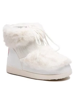 LOVE MOSCHINO Γυναίκες Μπότες Χιονιού JA24432G0FIT2100 Λευκό Λευκό