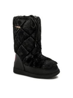 LOVE MOSCHINO Γυναίκες Μπότες Χιονιού JA24392G0FISZ000 Μαύρο Μαύρο