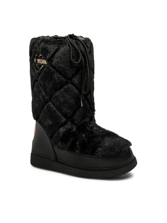 LOVE MOSCHINO Γυναίκες Μπότες Χιονιού JA24392G0FISZ000 Μαύρο Μαύρο 1 LOVE MOSCHINO Γυναίκες Μπότες Χιονιού JA24392G0FISZ000 Μαύρο Μαύρο