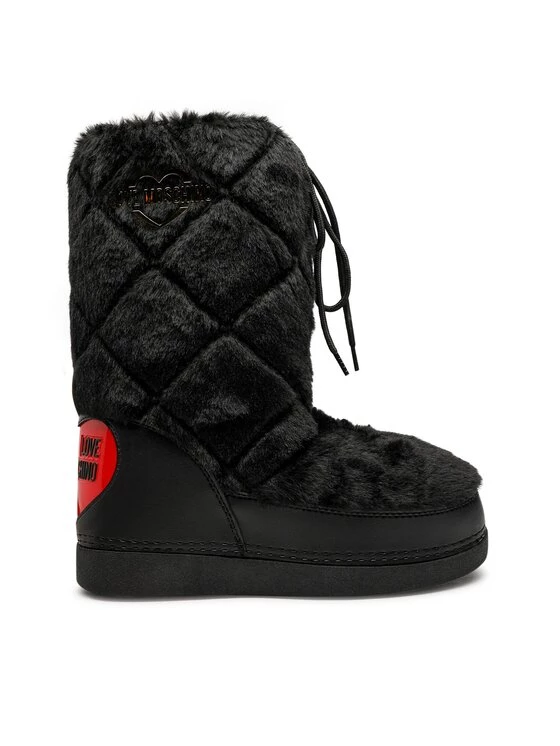 LOVE MOSCHINO Γυναίκες Μπότες Χιονιού JA24392G0FISZ000 Μαύρο Μαύρο 2 LOVE MOSCHINO Γυναίκες Μπότες Χιονιού JA24392G0FISZ000 Μαύρο Μαύρο - Image 2