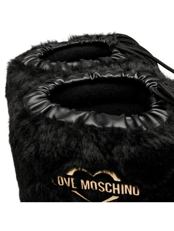 LOVE MOSCHINO Γυναίκες Μπότες Χιονιού JA24392G0FISZ000 Μαύρο Μαύρο 5 LOVE MOSCHINO Γυναίκες Μπότες Χιονιού JA24392G0FISZ000 Μαύρο Μαύρο - Image 5