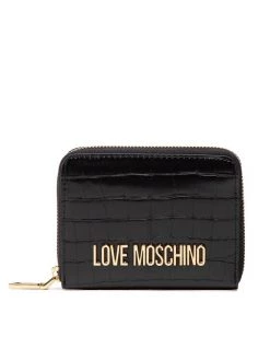 LOVE MOSCHINO Γυναίκες Πορτοφόλια Μεγάλο Πορτοφόλι Γυναικείο JC5712PP0FKS0000 Μαύρο Μαύρο
