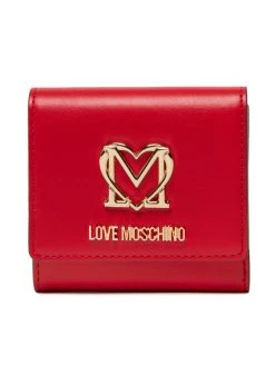 LOVE MOSCHINO Γυναίκες Πορτοφόλια Μικρό Πορτοφόλι Γυναικείο JC5704PP0FKQ0500 Κόκκινο Κόκκινο