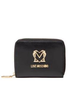 LOVE MOSCHINO Γυναίκες Πορτοφόλια Μεγάλο Πορτοφόλι Γυναικείο JC5702PP0FKQ0000 Μαύρο Μαύρο