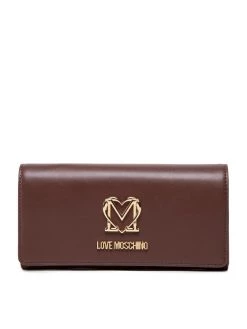 LOVE MOSCHINO Γυναίκες Πορτοφόλια Μεγάλο Πορτοφόλι Γυναικείο JC5701PP0FKQ0300 Καφέ Καφέ