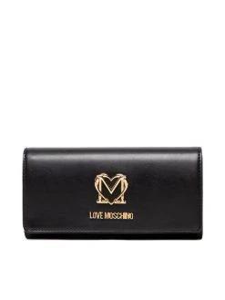 LOVE MOSCHINO Γυναίκες Πορτοφόλια Μεγάλο Πορτοφόλι Γυναικείο JC5701PP0FKQ0000 Μαύρο Μαύρο