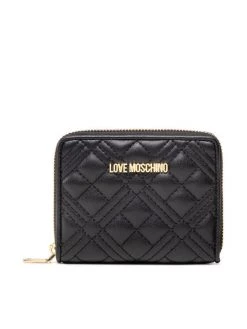 LOVE MOSCHINO Γυναίκες Πορτοφόλια Μεγάλο Πορτοφόλι Γυναικείο JC5605PP0FLA0000 Μαύρο Μαύρο