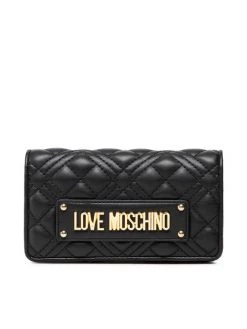 LOVE MOSCHINO Γυναίκες Πορτοφόλια Μεγάλο Πορτοφόλι Γυναικείο JC5603PP0FLA0000 Μαύρο Μαύρο