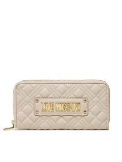 LOVE MOSCHINO Γυναίκες Πορτοφόλια Μεγάλο Πορτοφόλι Γυναικείο JC5600PP0FLA0110 Μπεζ Μπεζ