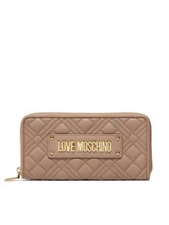 LOVE MOSCHINO Γυναίκες Πορτοφόλια Μεγάλο Πορτοφόλι Γυναικείο JC5600PP0FLA0209 Μπεζ Μπεζ