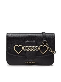 LOVE MOSCHINO Κατάστημα 16 LOVE MOSCHINO Γυναίκες Τσάντες Χιαστί Τσάντα JC4448PP0FKW0000 Μαύρο Μαύρο