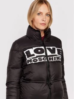 LOVE MOSCHINO Γυναίκες Πουπουλένια Μπουφάν Μπουφάν πουπουλένιο WK49002T 363A Μαύρο Regular Fit Μαύρο -LOVE MOSCHINO Κατάστημα unnamed file 788