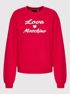 LOVE MOSCHINO Γυναίκες Μπλούζες Μπλούζα W630652M 4055 Κόκκινο Regular Fit Κόκκινο -LOVE MOSCHINO Κατάστημα unnamed file 800