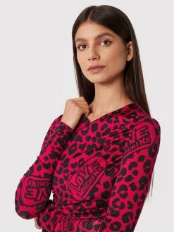 LOVE MOSCHINO Γυναίκες Καθημερινά Φορέματα Φόρεμα καθημερινό W5C5180E 2380 Κόκκινο Slim Fit Κόκκινο -LOVE MOSCHINO Κατάστημα unnamed file 814