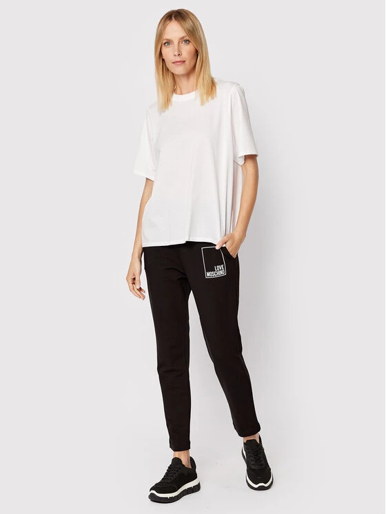 LOVE MOSCHINO Γυναίκες Παντελόνια Φόρμας Παντελόνι φόρμας W155607E 2374 Μαύρο Regular Fit Μαύρο 2 LOVE MOSCHINO Γυναίκες Παντελόνια Φόρμας Παντελόνι φόρμας W155607E 2374 Μαύρο Regular Fit Μαύρο - Image 2