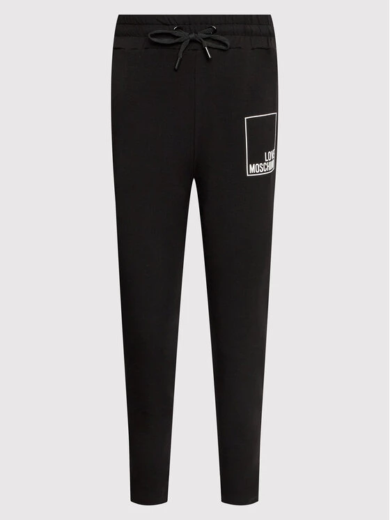LOVE MOSCHINO Γυναίκες Παντελόνια Φόρμας Παντελόνι φόρμας W155607E 2374 Μαύρο Regular Fit Μαύρο 5 LOVE MOSCHINO Γυναίκες Παντελόνια Φόρμας Παντελόνι φόρμας W155607E 2374 Μαύρο Regular Fit Μαύρο - Image 5