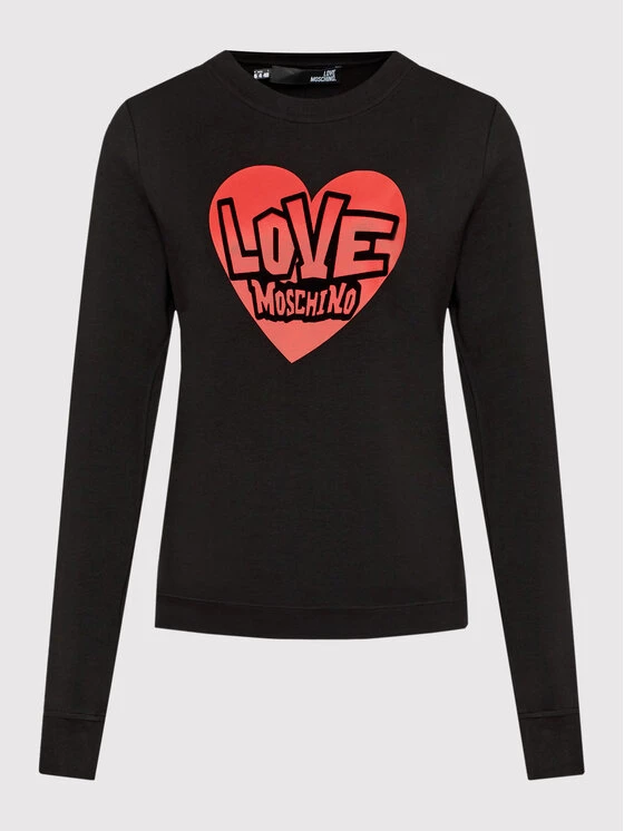 LOVE MOSCHINO Γυναίκες Μπλούζες Μπλούζα W630224E 2374 Μαύρο Regular Fit Μαύρο 5 LOVE MOSCHINO Γυναίκες Μπλούζες Μπλούζα W630224E 2374 Μαύρο Regular Fit Μαύρο - Image 5