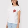 LOVE MOSCHINO Γυναίκες T-shirts T-Shirt W4F303GM 3876 Λευκό Regular Fit Λευκό
