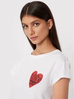 LOVE MOSCHINO Γυναίκες T-shirts T-Shirt W4F303GM 3876 Λευκό Regular Fit Λευκό -LOVE MOSCHINO Κατάστημα unnamed file 859