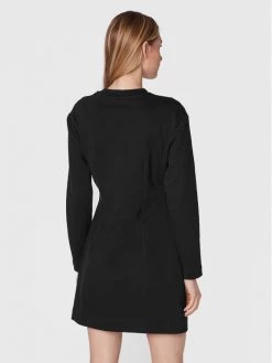 LOVE MOSCHINO Γυναίκες Πλεκτά Φορέματα Φόρεμα υφασμάτινο WD0501E 2388 Μαύρο Regular Fit Μαύρο -LOVE MOSCHINO Κατάστημα unnamed file 873