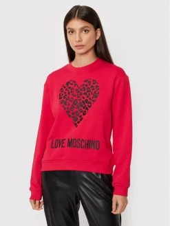 LOVE MOSCHINO Γυναίκες Μπλούζες Μπλούζα W630654M 4055 Κόκκινο Regular Fit Κόκκινο